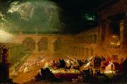 John Martin Belshazzar's Feast. oil painting on canvas